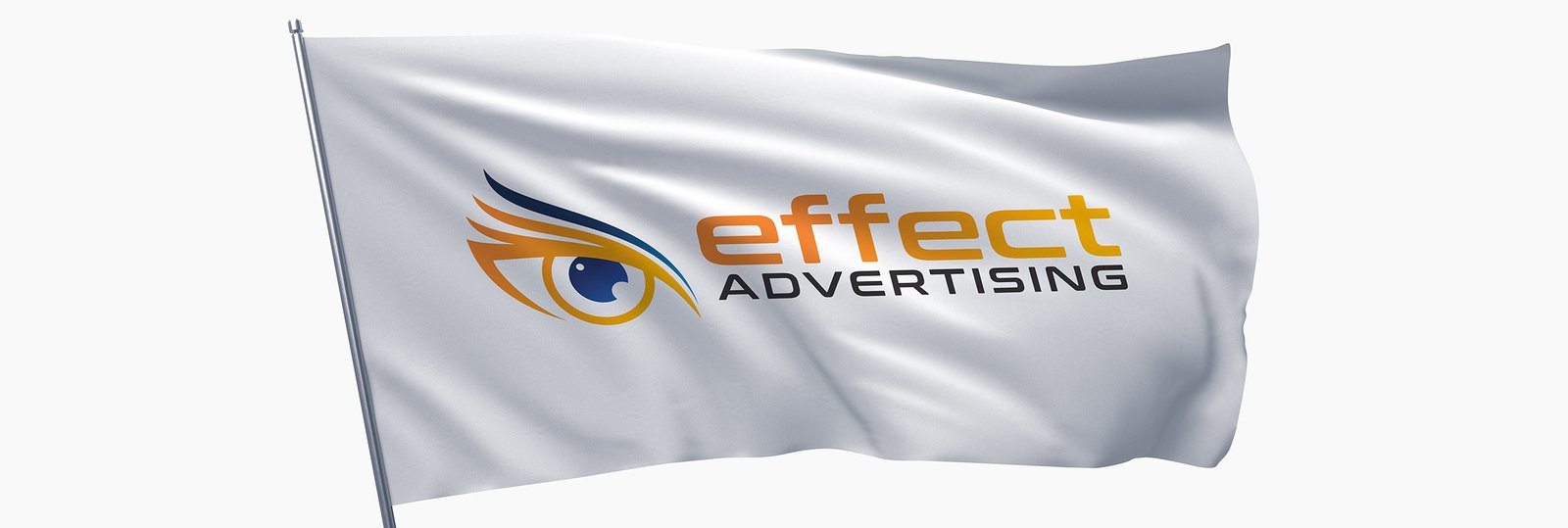 hanging clear white flag template.