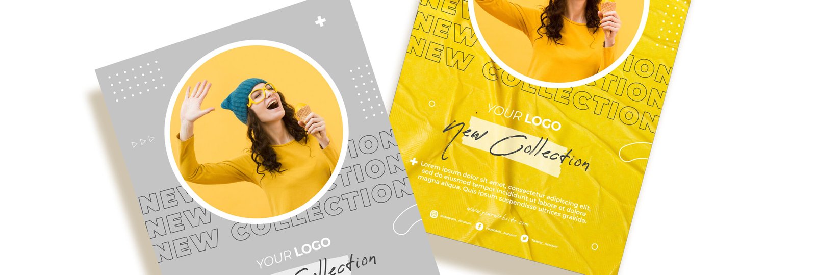 hanging clear white flag template.